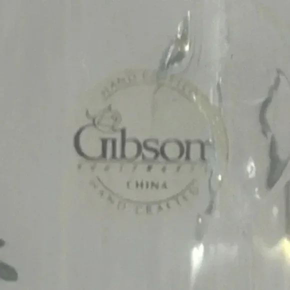 Bahama by Gibson Designs Glassware Pitcher 8.75” Height Palm Tree Glassware - Picture 3 of 5